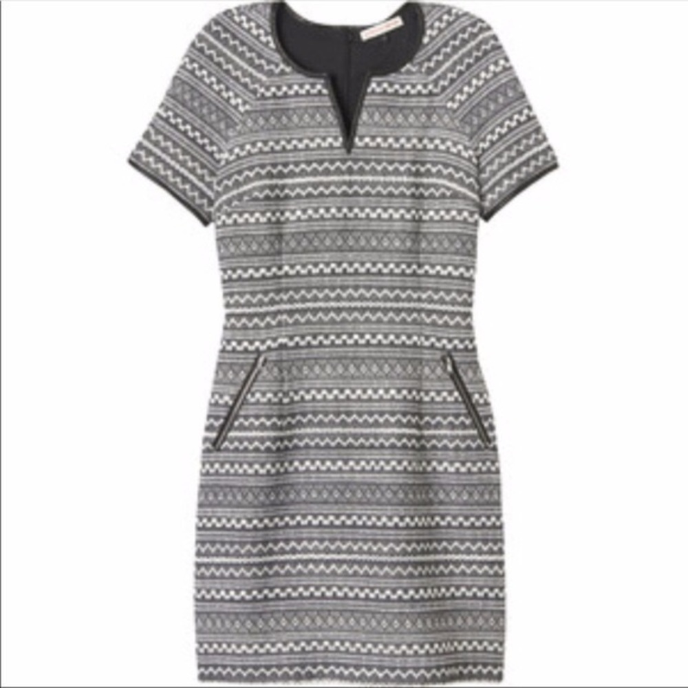 Rebecca Taylor tweed effect patterned dress